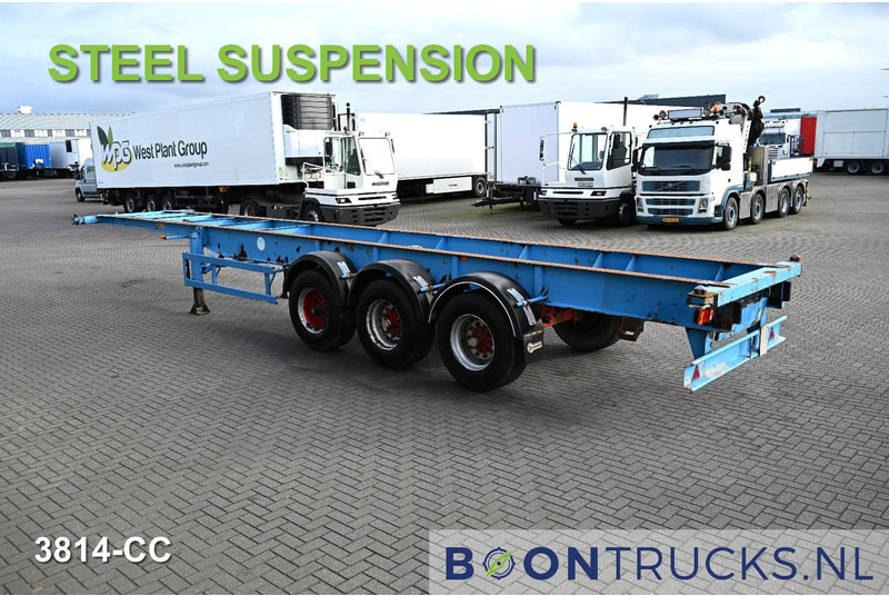 Blumhardt Cont.-Sal 40.24 E FIXED CHASSIS | 40ft * STEEL SUSPENSION * BPW / DRUM - Επικαθήμενο μεταφοράς εμπορευματοκιβωτίων/ Κινητό αμάξωμα: φωτογραφία 2 Blumhardt Cont.-Sal 40.24 E FIXED CHASSIS | 40ft * STEEL SUSPENSION * BPW / DRUM - Επικαθήμενο μεταφοράς εμπορευματοκιβωτίων/ Κινητό αμάξωμα: φωτογραφία 2
