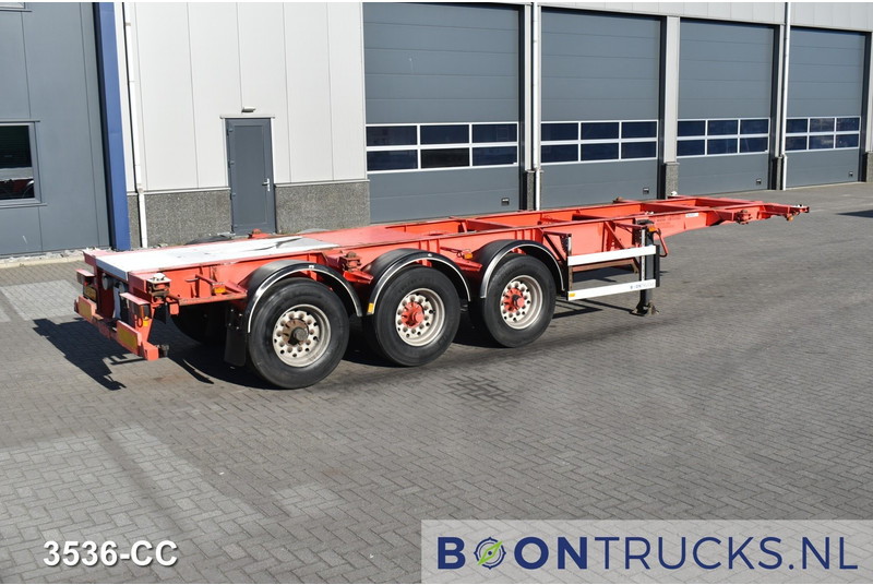 Burg BPO 12 27CDM12 TANK CHASSIS | 20-30ft * 3800 Kg * NL TRAILER - Επικαθήμενο μεταφοράς εμπορευματοκιβωτίων/ Κινητό αμάξωμα: φωτογραφία 1 Burg BPO 12 27CDM12 TANK CHASSIS | 20-30ft * 3800 Kg * NL TRAILER - Επικαθήμενο μεταφοράς εμπορευματοκιβωτίων/ Κινητό αμάξωμα: φωτογραφία 1