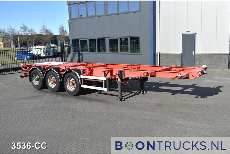 Burg BPO 12 27CDM12 TANK CHASSIS | 20-30ft * 3800 Kg * NL TRAILER - Επικαθήμενο μεταφοράς εμπορευματοκιβωτίων/ Κινητό αμάξωμα: φωτογραφία 4 Burg BPO 12 27CDM12 TANK CHASSIS | 20-30ft * 3800 Kg * NL TRAILER - Επικαθήμενο μεταφοράς εμπορευματοκιβωτίων/ Κινητό αμάξωμα: φωτογραφία 4