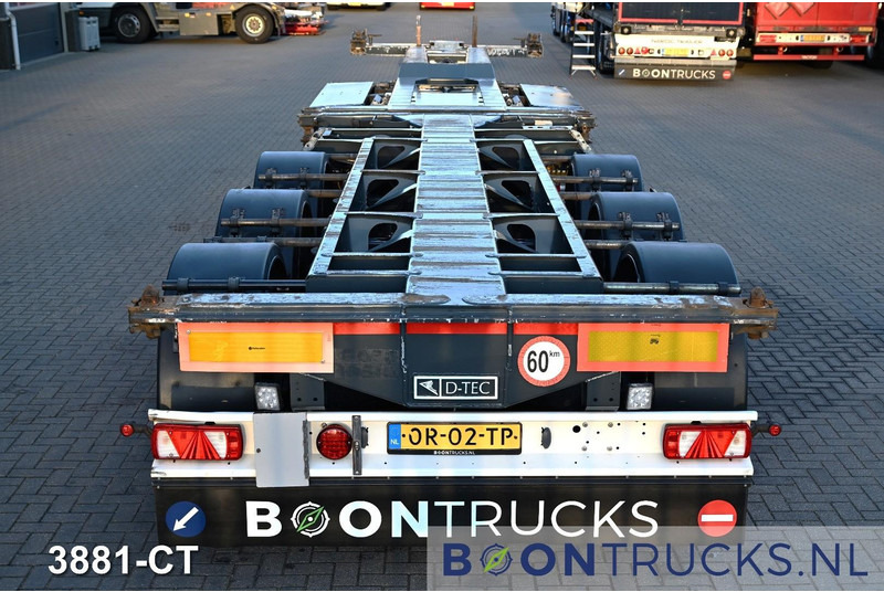 D-Tec COMBITRAILER S-LINE CT-521-S | 2x20-40-45ft HC * 3x STEERING * 4x LIFT AXLE * NL TRAILER * APK 04-2026 - Επικαθήμενο μεταφοράς εμπορευματοκιβωτίων/ Κινητό αμάξωμα: φωτογραφία 5 D-Tec COMBITRAILER S-LINE CT-521-S | 2x20-40-45ft HC * 3x STEERING * 4x LIFT AXLE * NL TRAILER * APK 04-2026 - Επικαθήμενο μεταφοράς εμπορευματοκιβωτίων/ Κινητό αμάξωμα: φωτογραφία 5
