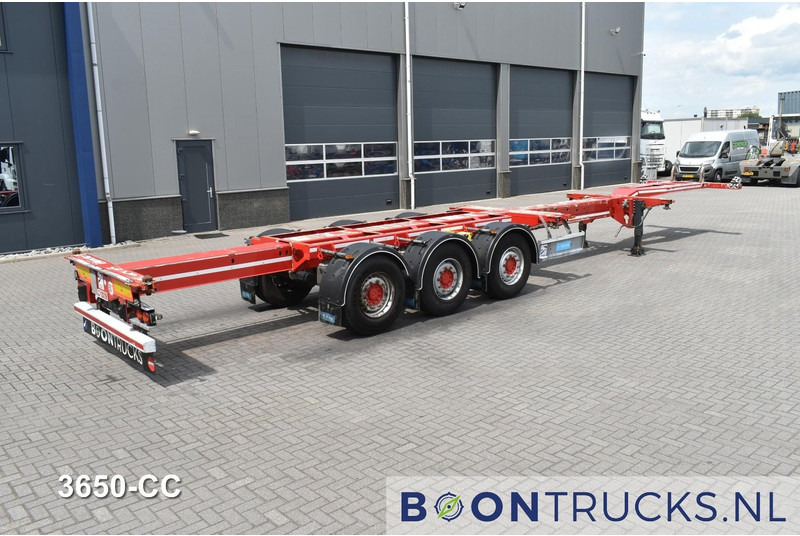 D-Tec FLEXITRAILER | 2x20-30-40-45ft HC * 2x LIFT AXLE * 2x EXTENDABLE * MOT 11-2025 - Επικαθήμενο μεταφοράς εμπορευματοκιβωτίων/ Κινητό αμάξωμα: φωτογραφία 2 D-Tec FLEXITRAILER | 2x20-30-40-45ft HC * 2x LIFT AXLE * 2x EXTENDABLE * MOT 11-2025 - Επικαθήμενο μεταφοράς εμπορευματοκιβωτίων/ Κινητό αμάξωμα: φωτογραφία 2
