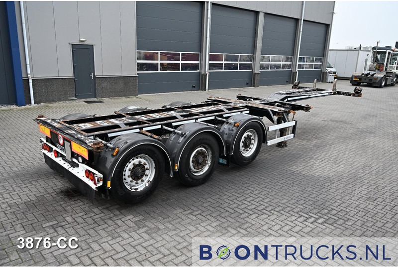 D-Tec FLEXITRAILER LS | 2x20-30-40-45ft HC * 2x LIFT AXLE * BPW / DISC * 2x EXTENDABLE - Επικαθήμενο μεταφοράς εμπορευματοκιβωτίων/ Κινητό αμάξωμα: φωτογραφία 1 D-Tec FLEXITRAILER LS | 2x20-30-40-45ft HC * 2x LIFT AXLE * BPW / DISC * 2x EXTENDABLE - Επικαθήμενο μεταφοράς εμπορευματοκιβωτίων/ Κινητό αμάξωμα: φωτογραφία 1