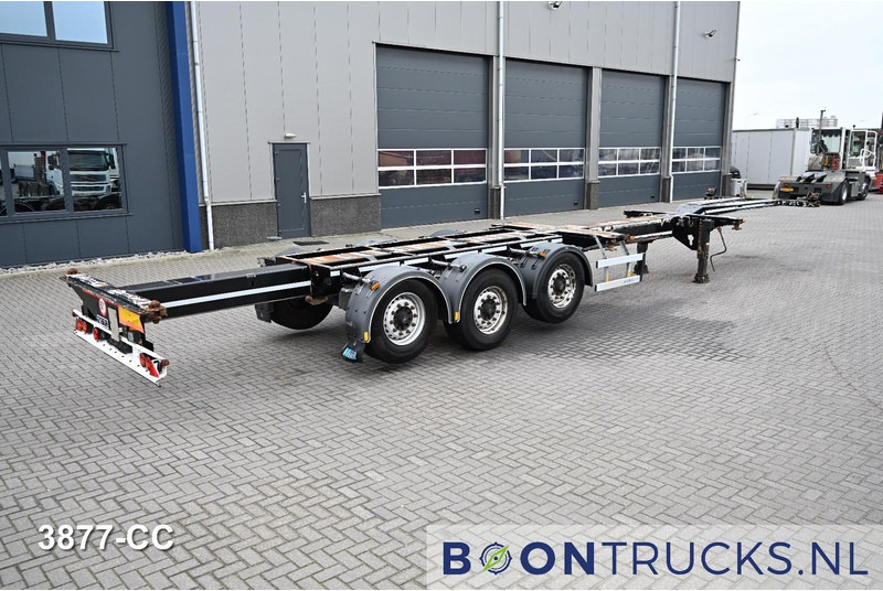 D-Tec FLEXITRAILER LS | 2x20-30-40-45ft HC * 2x LIFT AXLE * BPW / DISC * 2x EXTENDABLE - Επικαθήμενο μεταφοράς εμπορευματοκιβωτίων/ Κινητό αμάξωμα: φωτογραφία 2 D-Tec FLEXITRAILER LS | 2x20-30-40-45ft HC * 2x LIFT AXLE * BPW / DISC * 2x EXTENDABLE - Επικαθήμενο μεταφοράς εμπορευματοκιβωτίων/ Κινητό αμάξωμα: φωτογραφία 2