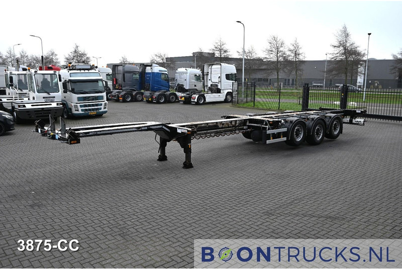 D-Tec FLEXITRAILER LS | 2x20-30-40-45ft HC * 2x LIFTAS * BPW / SCHIJF * APK 01-2027 - Επικαθήμενο μεταφοράς εμπορευματοκιβωτίων/ Κινητό αμάξωμα: φωτογραφία 4 D-Tec FLEXITRAILER LS | 2x20-30-40-45ft HC * 2x LIFTAS * BPW / SCHIJF * APK 01-2027 - Επικαθήμενο μεταφοράς εμπορευματοκιβωτίων/ Κινητό αμάξωμα: φωτογραφία 4