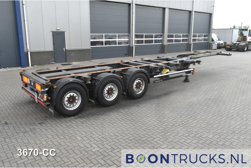 Kögel PORT 40 SIMPLEX 20 | 2x20-30-40ft HC * LIFT AXLE * SAF / DISC * EXTENDABLE REAR * MOT 02-2026 - Επικαθήμενο μεταφοράς εμπορευματοκιβωτίων/ Κινητό αμάξωμα: φωτογραφία 1 Kögel PORT 40 SIMPLEX 20 | 2x20-30-40ft HC * LIFT AXLE * SAF / DISC * EXTENDABLE REAR * MOT 02-2026 - Επικαθήμενο μεταφοράς εμπορευματοκιβωτίων/ Κινητό αμάξωμα: φωτογραφία 1