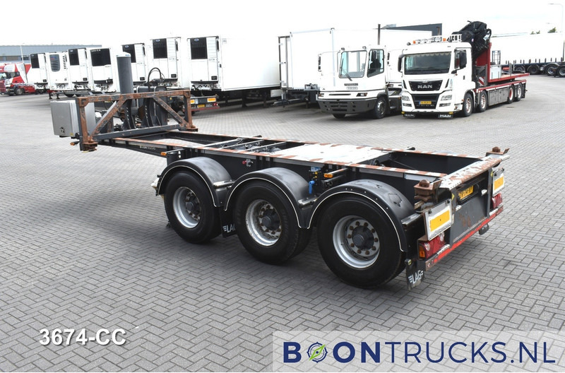 LAG O-3-CC A9 | 20ft TIPPING CHASSIS * 24v SELF SUPPORT * LIFT AXLE * BPW / DISC - Επικαθήμενο μεταφοράς εμπορευματοκιβωτίων/ Κινητό αμάξωμα: φωτογραφία 3 LAG O-3-CC A9 | 20ft TIPPING CHASSIS * 24v SELF SUPPORT * LIFT AXLE * BPW / DISC - Επικαθήμενο μεταφοράς εμπορευματοκιβωτίων/ Κινητό αμάξωμα: φωτογραφία 3
