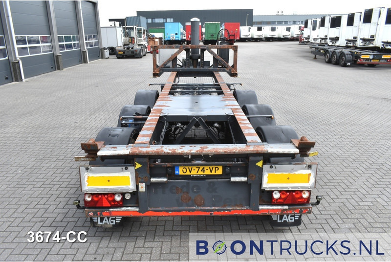 LAG O-3-CC A9 | 20ft TIPPING CHASSIS * 24v SELF SUPPORT * LIFT AXLE * BPW / DISC - Επικαθήμενο μεταφοράς εμπορευματοκιβωτίων/ Κινητό αμάξωμα: φωτογραφία 2 LAG O-3-CC A9 | 20ft TIPPING CHASSIS * 24v SELF SUPPORT * LIFT AXLE * BPW / DISC - Επικαθήμενο μεταφοράς εμπορευματοκιβωτίων/ Κινητό αμάξωμα: φωτογραφία 2