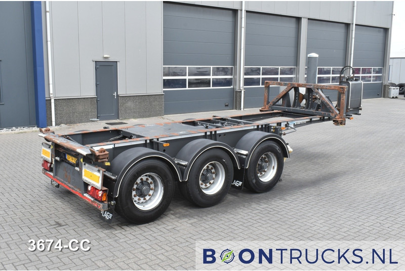 LAG O-3-CC A9 | 20ft TIPPING CHASSIS * 24v SELF SUPPORT * LIFT AXLE * BPW / DISC - Επικαθήμενο μεταφοράς εμπορευματοκιβωτίων/ Κινητό αμάξωμα: φωτογραφία 1 LAG O-3-CC A9 | 20ft TIPPING CHASSIS * 24v SELF SUPPORT * LIFT AXLE * BPW / DISC - Επικαθήμενο μεταφοράς εμπορευματοκιβωτίων/ Κινητό αμάξωμα: φωτογραφία 1