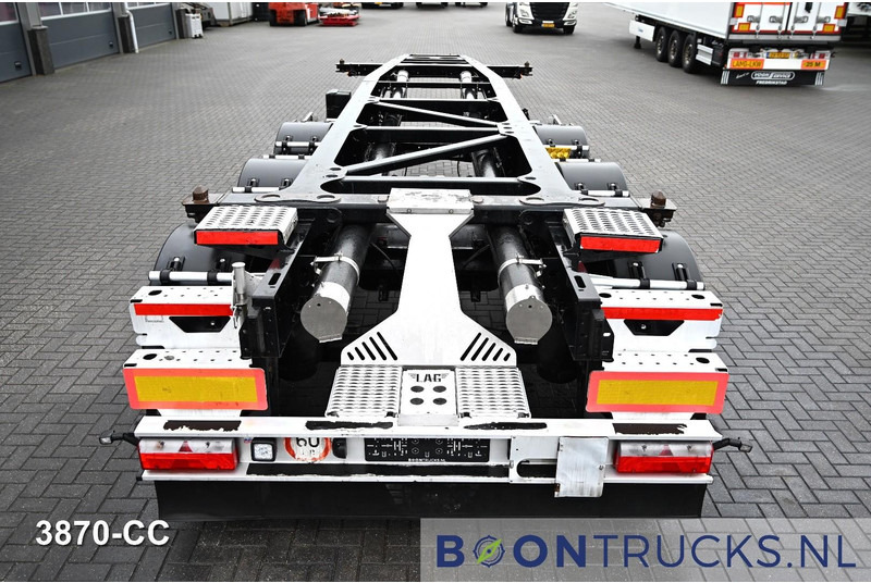 LAG O-3-CC TANK CHASSIS | 20t * 3250 Kg * ADR AT-FL-OX * BPW / DISC - Επικαθήμενο μεταφοράς εμπορευματοκιβωτίων/ Κινητό αμάξωμα: φωτογραφία 2 LAG O-3-CC TANK CHASSIS | 20t * 3250 Kg * ADR AT-FL-OX * BPW / DISC - Επικαθήμενο μεταφοράς εμπορευματοκιβωτίων/ Κινητό αμάξωμα: φωτογραφία 2