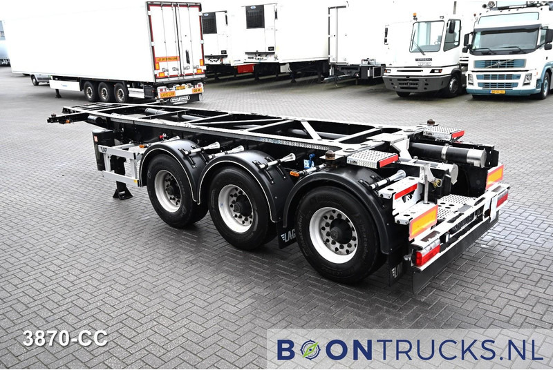 LAG O-3-CC TANK CHASSIS | 20t * 3250 Kg * ADR AT-FL-OX * BPW / DISC - Επικαθήμενο μεταφοράς εμπορευματοκιβωτίων/ Κινητό αμάξωμα: φωτογραφία 3 LAG O-3-CC TANK CHASSIS | 20t * 3250 Kg * ADR AT-FL-OX * BPW / DISC - Επικαθήμενο μεταφοράς εμπορευματοκιβωτίων/ Κινητό αμάξωμα: φωτογραφία 3