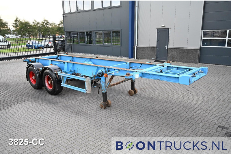 Schweriner Nutzfahrzeuge CS 20 CHASSIS | 20ft * STEEL SUSPENSION * BPW / DRUM * 9x AVAILABLE - Επικαθήμενο μεταφοράς εμπορευματοκιβωτίων/ Κινητό αμάξωμα: φωτογραφία 4 Schweriner Nutzfahrzeuge CS 20 CHASSIS | 20ft * STEEL SUSPENSION * BPW / DRUM * 9x AVAILABLE - Επικαθήμενο μεταφοράς εμπορευματοκιβωτίων/ Κινητό αμάξωμα: φωτογραφία 4