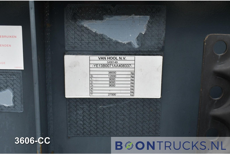 Επικαθήμενο μεταφοράς εμπορευματοκιβωτίων/ Κινητό αμάξωμα Van Hool 3B0071 € 11500 STACK PRICE | 20-30ft * ADR: FL, AT, OX * 3840 KG * LIFT AXLE: φωτογραφία 9 Επικαθήμενο μεταφοράς εμπορευματοκιβωτίων/ Κινητό αμάξωμα Van Hool 3B0071 € 11500 STACK PRICE | 20-30ft * ADR: FL, AT, OX * 3840 KG * LIFT AXLE: φωτογραφία 9