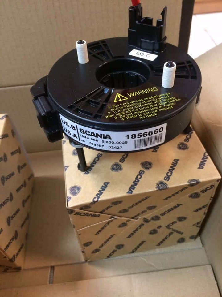 SCANIA STEERING CLOCK - 1856660 - Καμπίνα και εσωτερικό για Φορτηγό: φωτογραφία 1 SCANIA STEERING CLOCK - 1856660 - Καμπίνα και εσωτερικό για Φορτηγό: φωτογραφία 1