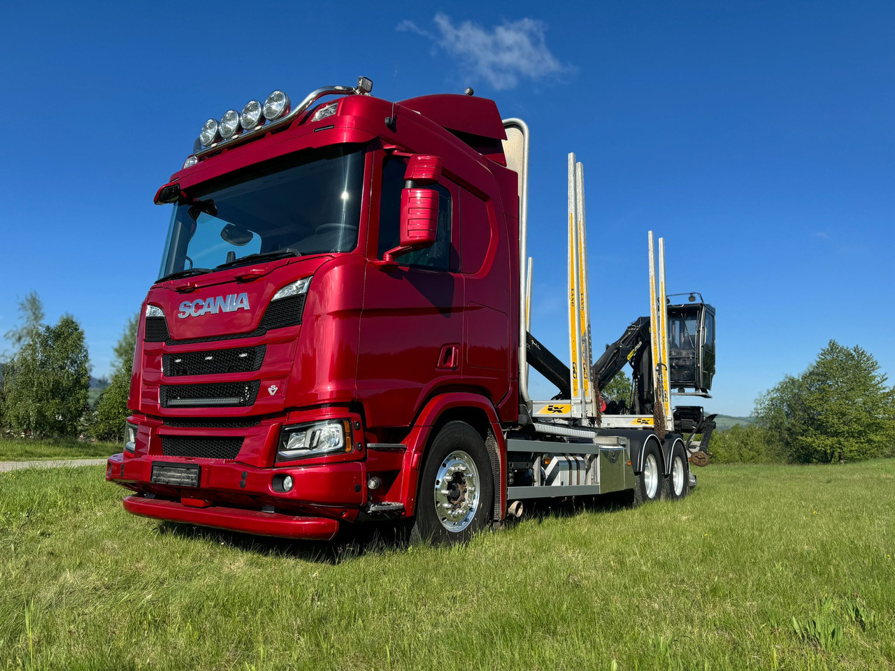 SCANIA R580 XT V8 - Φορτηγό ξυλείας: φωτογραφία 2 SCANIA R580 XT V8 - Φορτηγό ξυλείας: φωτογραφία 2