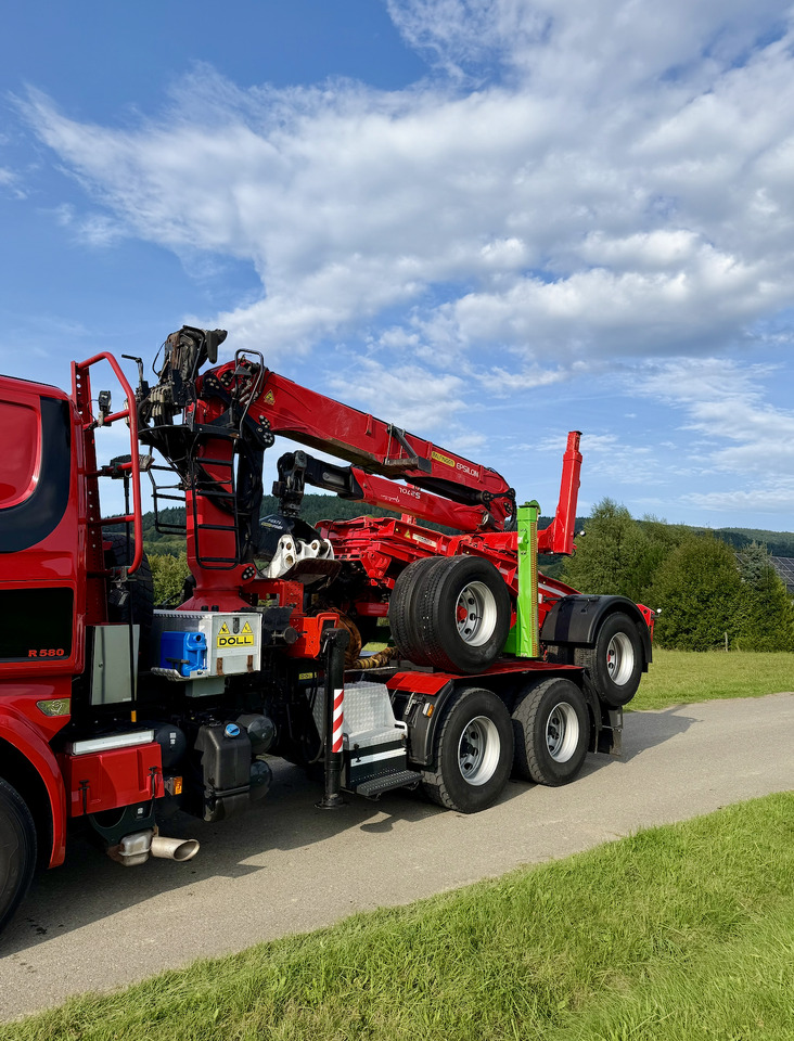 SCANIA R580 - Φορτηγό ξυλείας, Φορτηγό με γερανό: φωτογραφία 3 SCANIA R580 - Φορτηγό ξυλείας, Φορτηγό με γερανό: φωτογραφία 3
