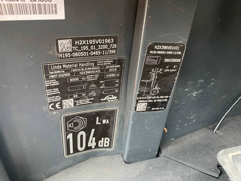 Linde H80T-03/900 - Υγραεριοκίνητο περονοφόρο: φωτογραφία 5 Linde H80T-03/900 - Υγραεριοκίνητο περονοφόρο: φωτογραφία 5