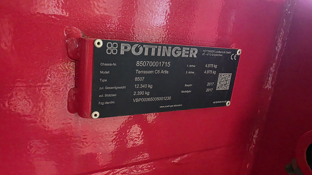 PÖTTINGER Terrasem C6 Artis - Σπαρτική μηχανή: φωτογραφία 4 PÖTTINGER Terrasem C6 Artis - Σπαρτική μηχανή: φωτογραφία 4