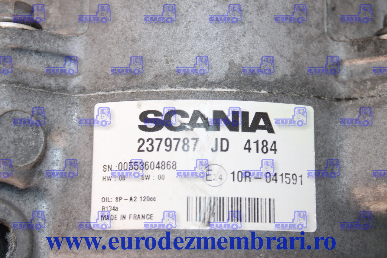 COMPRESOR CLIMA STATIONARE SCANIA 2379787 - Κομπρεσέρ A/C για Φορτηγό: φωτογραφία 2 COMPRESOR CLIMA STATIONARE SCANIA 2379787 - Κομπρεσέρ A/C για Φορτηγό: φωτογραφία 2