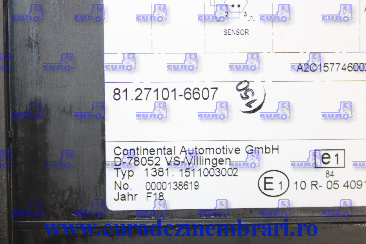 TAHOGRAF DIGITAL R3.0 MAN 81.27101.6607 81.25817.7116 81.27101.6569 81.27101.6577 81.27101.6578 81.27101.6584 81.27101.6590 81.27101.6592 81.27101.6593 81.27101.6597 81.27101.6632 81.27101.6633 - Ηλεκτρονική μονάδα ελέγχου για Φορτηγό: φωτογραφία 2 TAHOGRAF DIGITAL R3.0 MAN 81.27101.6607 81.25817.7116 81.27101.6569 81.27101.6577 81.27101.6578 81.27101.6584 81.27101.6590 81.27101.6592 81.27101.6593 81.27101.6597 81.27101.6632 81.27101.6633 - Ηλεκτρονική μονάδα ελέγχου για Φορτηγό: φωτογραφία 2