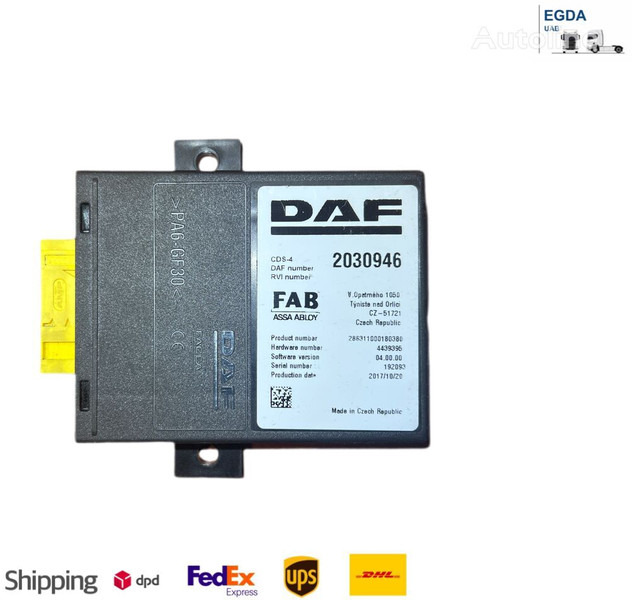DAF - Ηλεκτρονική μονάδα ελέγχου: φωτογραφία 1 DAF - Ηλεκτρονική μονάδα ελέγχου: φωτογραφία 1