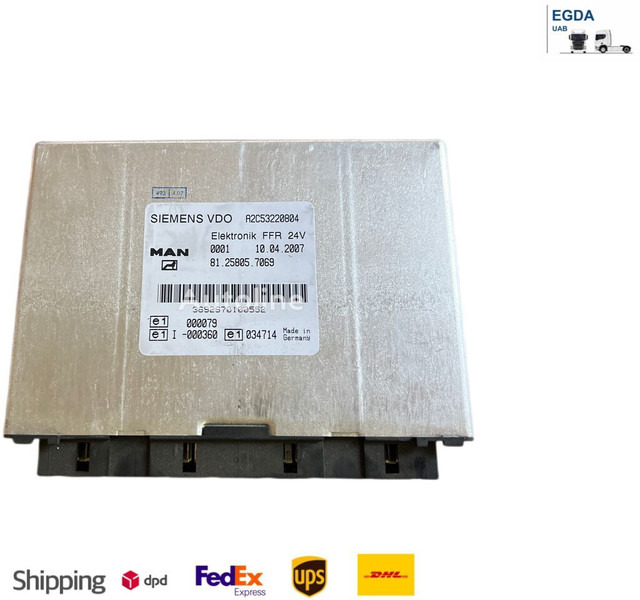 MAN SIEMENS VDO Elektronik FFR 81.25805.7069 A2C53220804 - Ηλεκτρονική μονάδα ελέγχου: φωτογραφία 1 MAN SIEMENS VDO Elektronik FFR 81.25805.7069 A2C53220804 - Ηλεκτρονική μονάδα ελέγχου: φωτογραφία 1