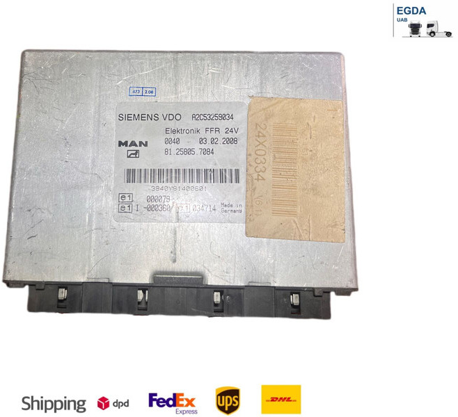 MAN SIEMENS VDO Elektronik FFR A2C53259034 81.25805.7084 - Ηλεκτρονική μονάδα ελέγχου: φωτογραφία 1 MAN SIEMENS VDO Elektronik FFR A2C53259034 81.25805.7084 - Ηλεκτρονική μονάδα ελέγχου: φωτογραφία 1