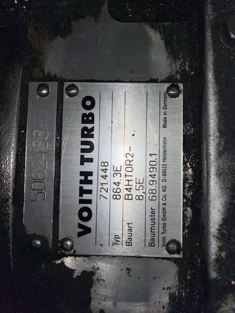 VOITH 864.3E ex Citaro, B4HTOR2, 68.9490.1 - Κιβώτιο ταχυτήτων για Αστικό λεωφορείο: φωτογραφία 1 VOITH 864.3E ex Citaro, B4HTOR2, 68.9490.1 - Κιβώτιο ταχυτήτων για Αστικό λεωφορείο: φωτογραφία 1