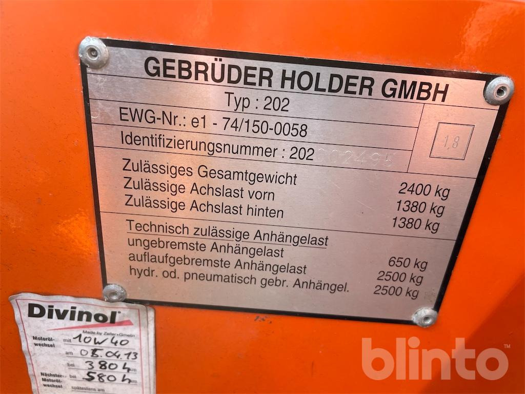 Holder 202 (2007) - Εκχιονιστικό μηχάνημα: φωτογραφία 5 Holder 202 (2007) - Εκχιονιστικό μηχάνημα: φωτογραφία 5