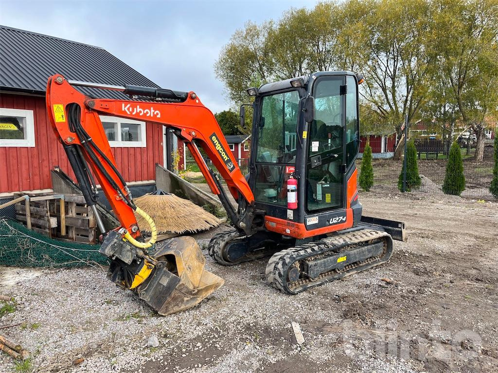 Μίνι εκσκαφέας Kubota U27-4 minigrävare: φωτογραφία 23