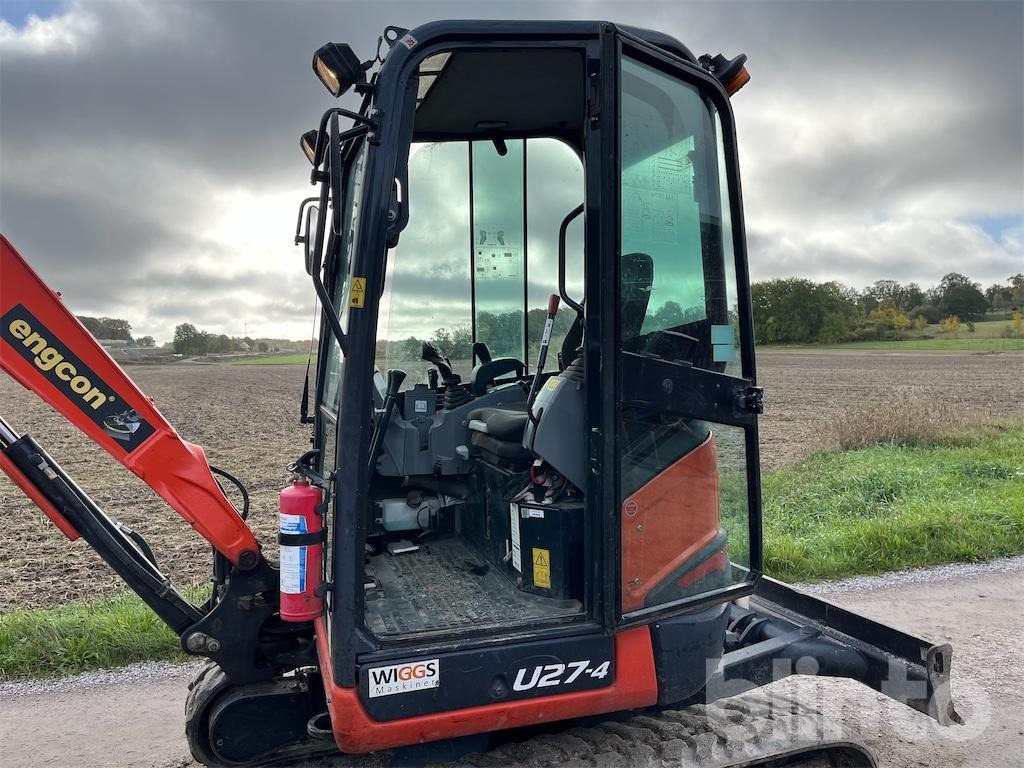 Μίνι εκσκαφέας Kubota U27-4 minigrävare: φωτογραφία 43