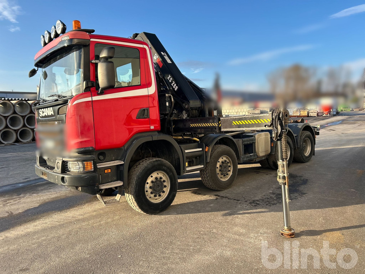 SCANIA G450 CB 8X8 EHZ med HIAB 288 E-6 Kran - Φορτηγό φόρτωσης γάντζου, Φορτηγό με γερανό: φωτογραφία 2 SCANIA G450 CB 8X8 EHZ med HIAB 288 E-6 Kran - Φορτηγό φόρτωσης γάντζου, Φορτηγό με γερανό: φωτογραφία 2