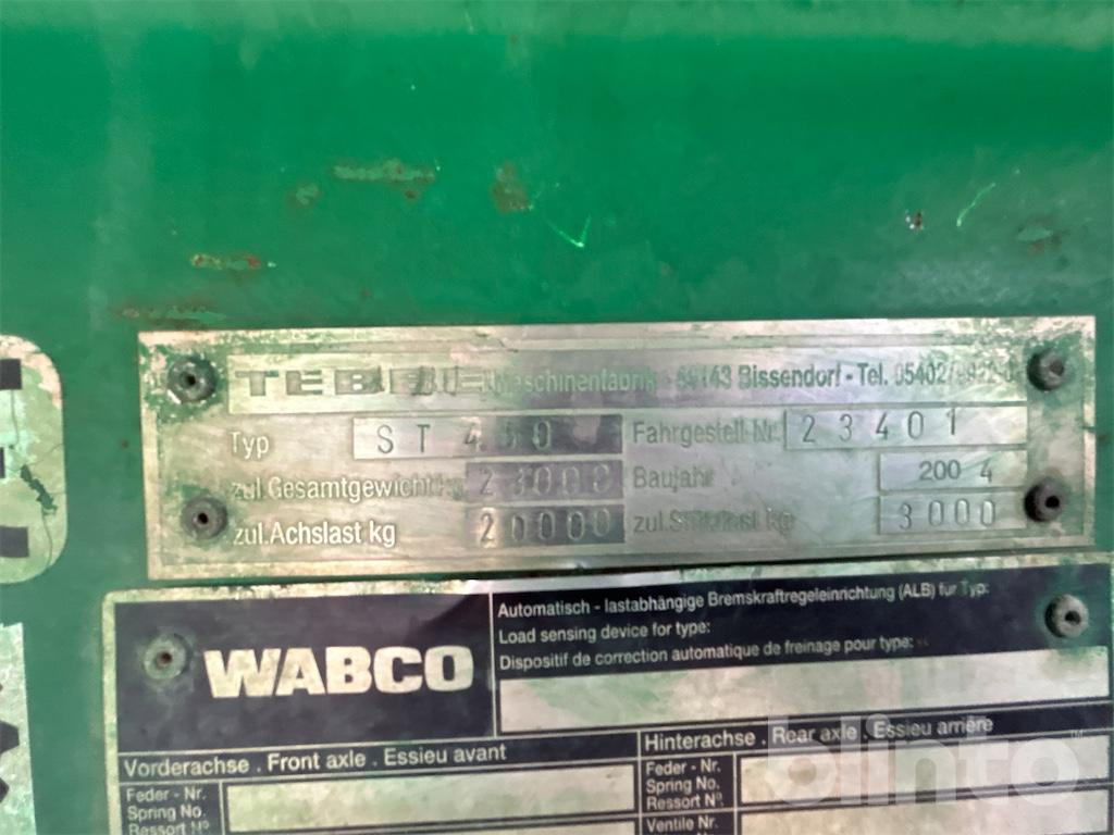 Tebbe HS220 mit Wechselrahmen (2004) - Κοπροδιανομέας: φωτογραφία 5 Tebbe HS220 mit Wechselrahmen (2004) - Κοπροδιανομέας: φωτογραφία 5