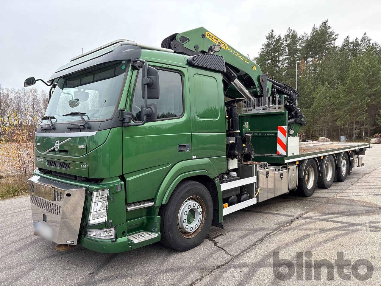 VOLVO FM 460 8x4 Tridem - Φορτηγό με ανοιχτή καρότσα, Φορτηγό με γερανό: φωτογραφία 1 VOLVO FM 460 8x4 Tridem - Φορτηγό με ανοιχτή καρότσα, Φορτηγό με γερανό: φωτογραφία 1