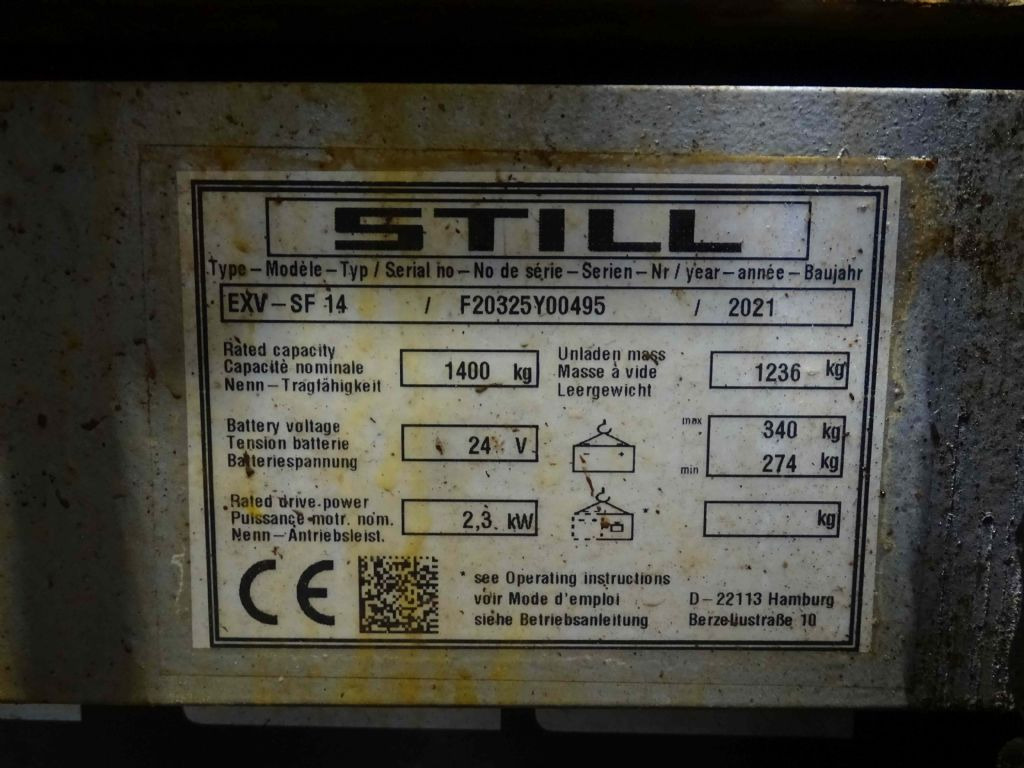 Still EXV-SF14/TK - Μηχάνημα στοίβαξης: φωτογραφία 5 Still EXV-SF14/TK - Μηχάνημα στοίβαξης: φωτογραφία 5