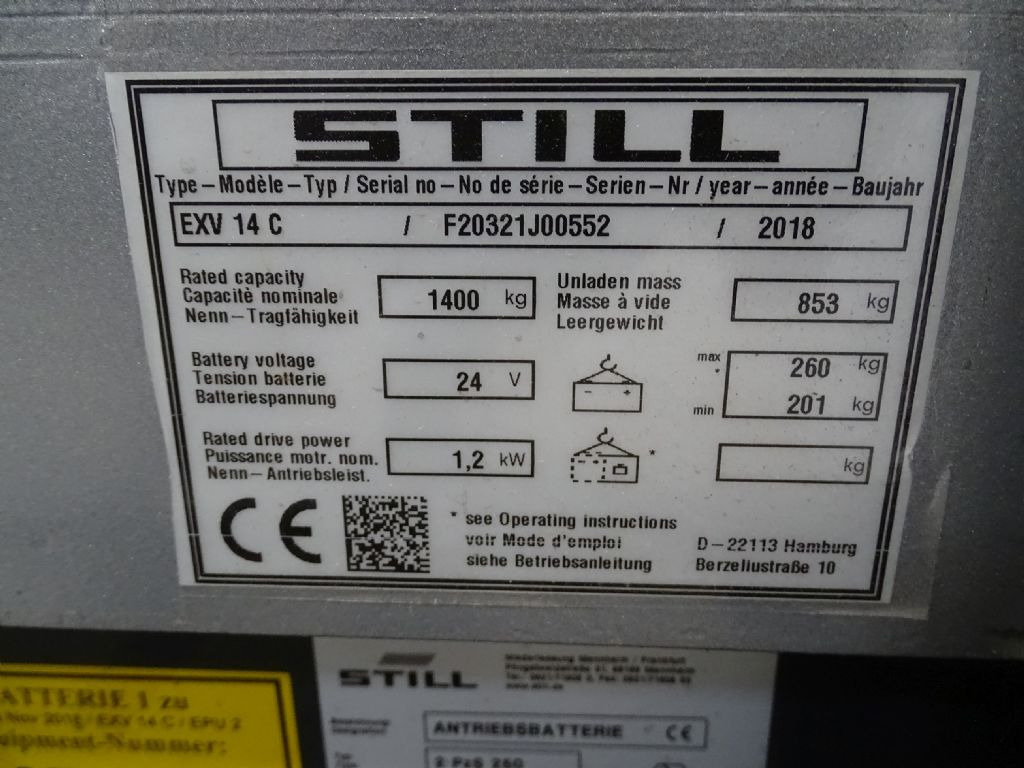 Still EXV14C - Μηχάνημα στοίβαξης: φωτογραφία 5 Still EXV14C - Μηχάνημα στοίβαξης: φωτογραφία 5