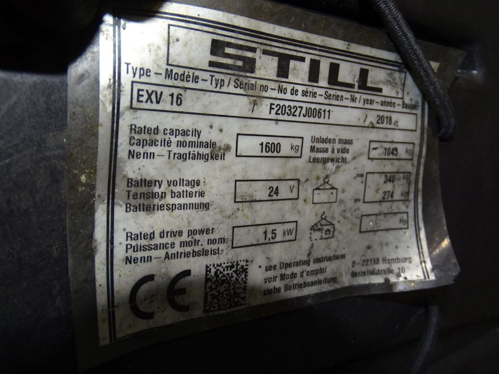 Still EXV16/950MM - Μηχάνημα στοίβαξης: φωτογραφία 5 Still EXV16/950MM - Μηχάνημα στοίβαξης: φωτογραφία 5