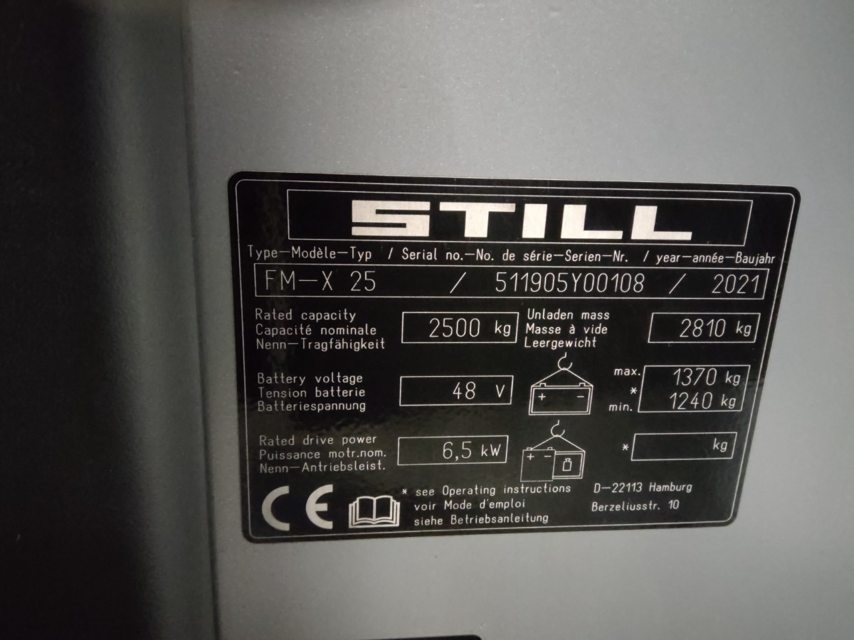 Still FM-X25 - Ανυψωτικό στενών δρόμων: φωτογραφία 5 Still FM-X25 - Ανυψωτικό στενών δρόμων: φωτογραφία 5