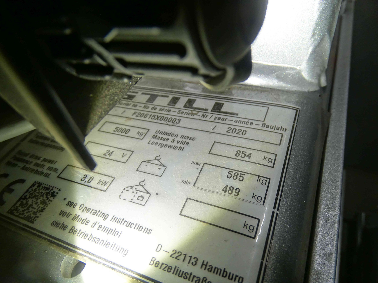 Still LTX50/LIION - Μηχάνημα έλξης: φωτογραφία 5 Still LTX50/LIION - Μηχάνημα έλξης: φωτογραφία 5