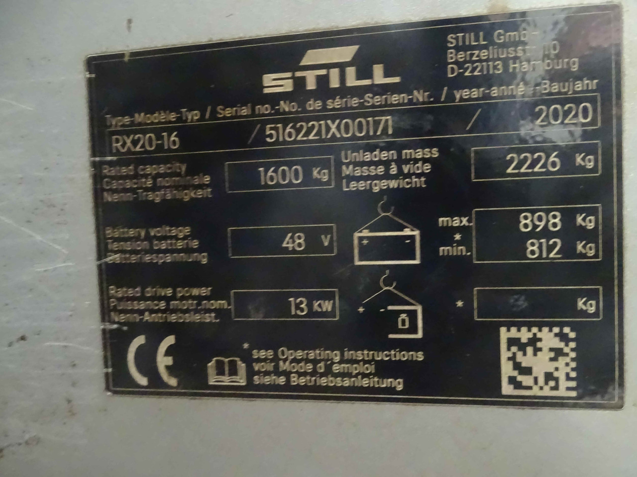 Still RX20-16 - Ηλεκτροκίνητο περονοφόρο: φωτογραφία 5 Still RX20-16 - Ηλεκτροκίνητο περονοφόρο: φωτογραφία 5