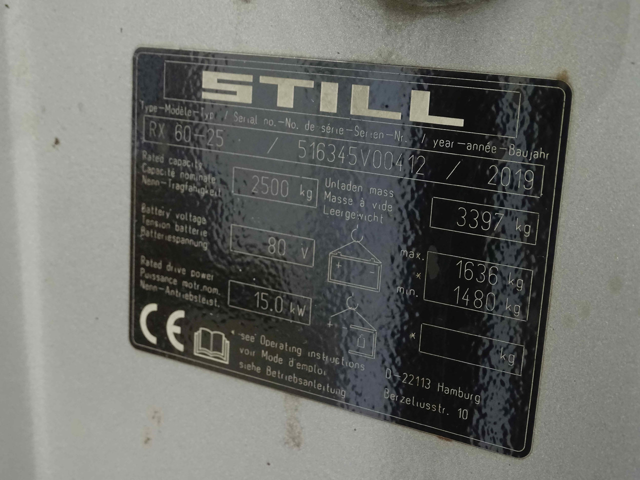 Still RX60-25 - Ηλεκτροκίνητο περονοφόρο: φωτογραφία 5 Still RX60-25 - Ηλεκτροκίνητο περονοφόρο: φωτογραφία 5