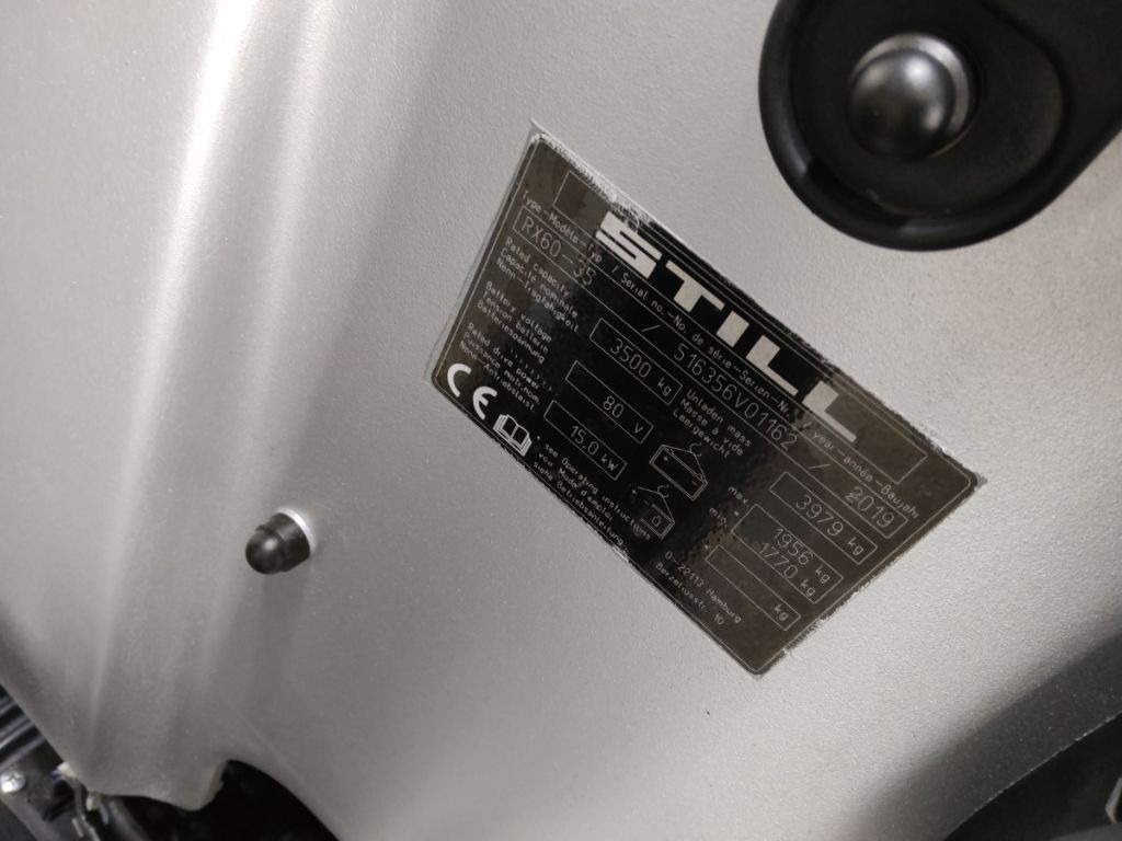 Still RX60-35 - Ηλεκτροκίνητο περονοφόρο: φωτογραφία 5 Still RX60-35 - Ηλεκτροκίνητο περονοφόρο: φωτογραφία 5