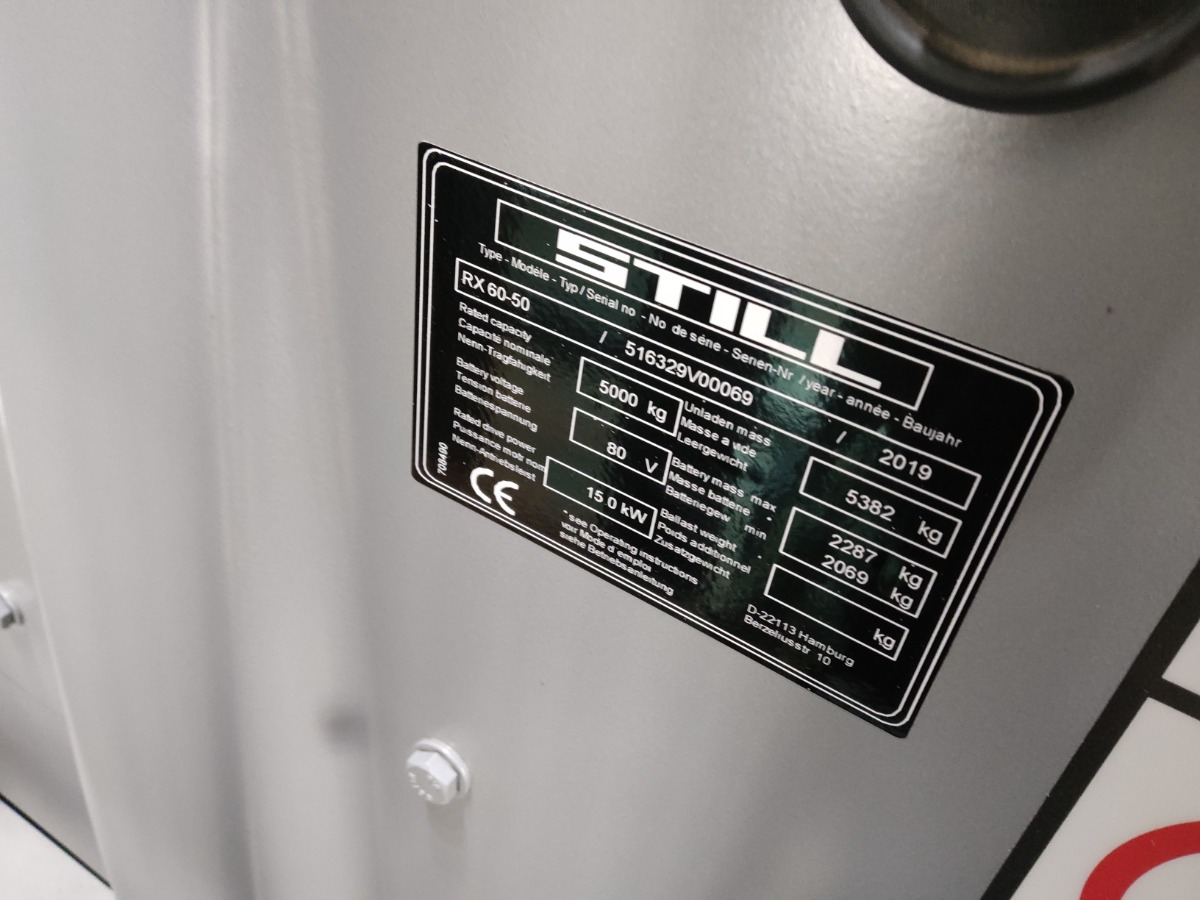 Still RX60-50 - Ηλεκτροκίνητο περονοφόρο: φωτογραφία 5 Still RX60-50 - Ηλεκτροκίνητο περονοφόρο: φωτογραφία 5