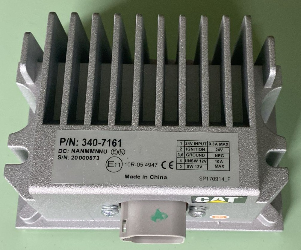 CATERPILLAR 340-7161 24 Volt to 12 Volt Power Converter - Ανταλλακτικό για Εκσκαφέας: φωτογραφία 1 CATERPILLAR 340-7161 24 Volt to 12 Volt Power Converter - Ανταλλακτικό για Εκσκαφέας: φωτογραφία 1
