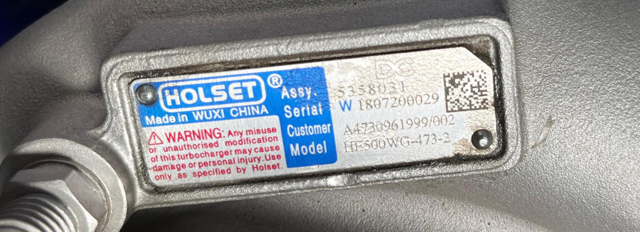 CLAAS Turbocharger Claas Lexion - Τουρμπίνα: φωτογραφία 5 CLAAS Turbocharger Claas Lexion - Τουρμπίνα: φωτογραφία 5