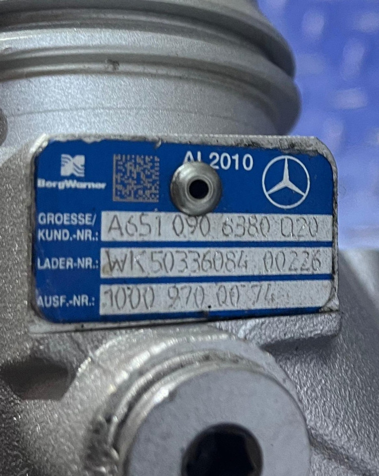 Turbo Mercedes Sprinter 216/316/416/516 CDI BiTurbo Euro 5 - Κινητήρας και ανταλλακτικά για Αυτοκίνητο: φωτογραφία 5 Turbo Mercedes Sprinter 216/316/416/516 CDI BiTurbo Euro 5 - Κινητήρας και ανταλλακτικά για Αυτοκίνητο: φωτογραφία 5