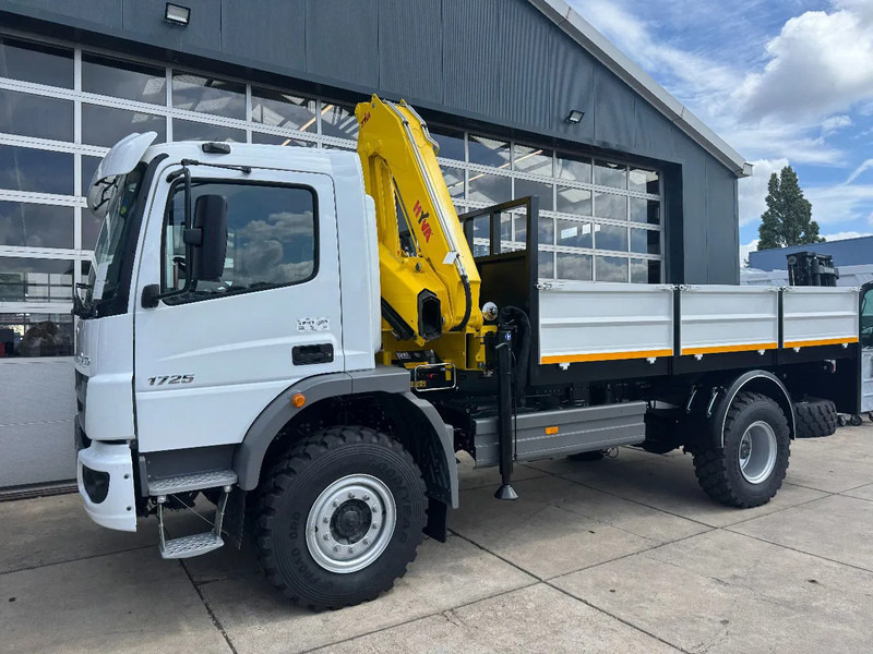 Mercedes-Benz Atego Atego 1725 4x4 Flatbed with Hyva HB120 Crane - Φορτηγό με γερανό: φωτογραφία 4 Mercedes-Benz Atego Atego 1725 4x4 Flatbed with Hyva HB120 Crane - Φορτηγό με γερανό: φωτογραφία 4