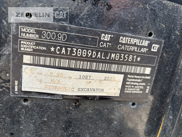 Cat 300.9D - Μίνι εκσκαφέας: φωτογραφία 5 Cat 300.9D - Μίνι εκσκαφέας: φωτογραφία 5
