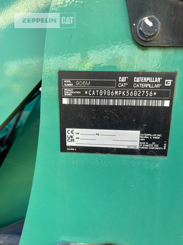 Cat 906M - Ελαστιχοφόρος φορτωτής: φωτογραφία 5 Cat 906M - Ελαστιχοφόρος φορτωτής: φωτογραφία 5