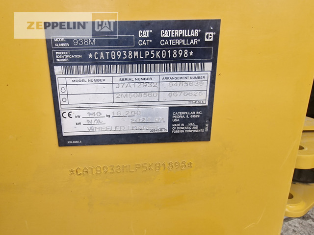 Cat 938M - Ελαστιχοφόρος φορτωτής: φωτογραφία 2 Cat 938M - Ελαστιχοφόρος φορτωτής: φωτογραφία 2