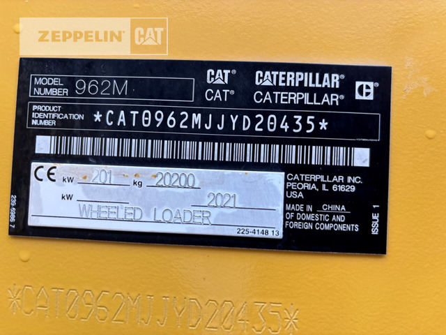 Ελαστιχοφόρος φορτωτής Cat 962M: φωτογραφία 6